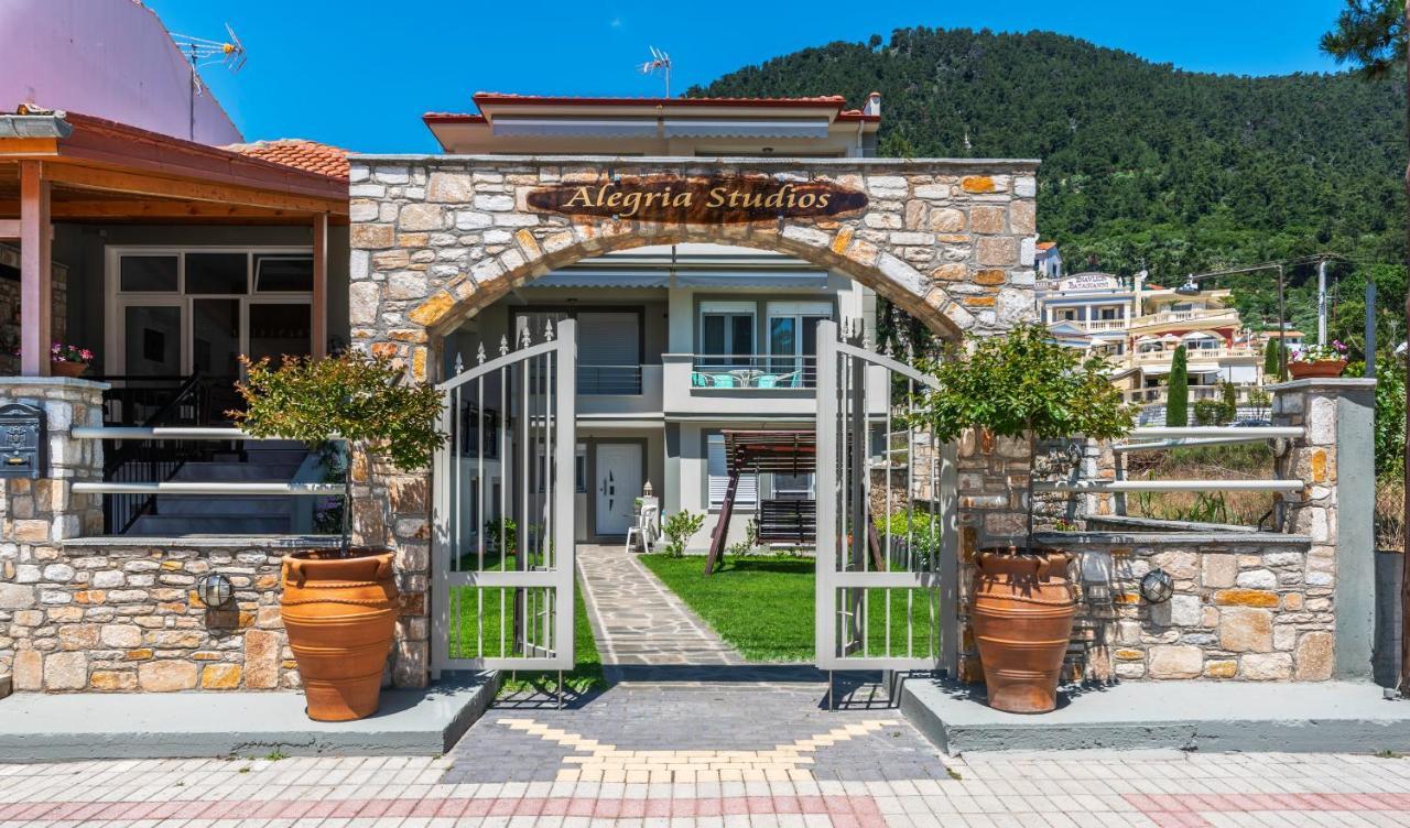 Alegria Studios Chrysi Ammoudia Exterior foto